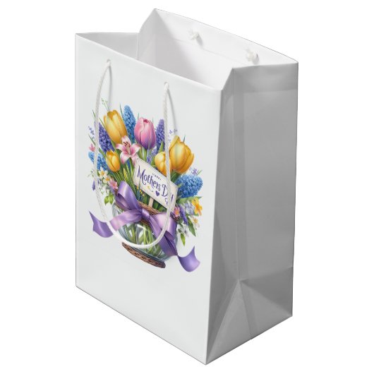 Muttertag mittlere geschenktüte (Rückseite Schrägansicht)