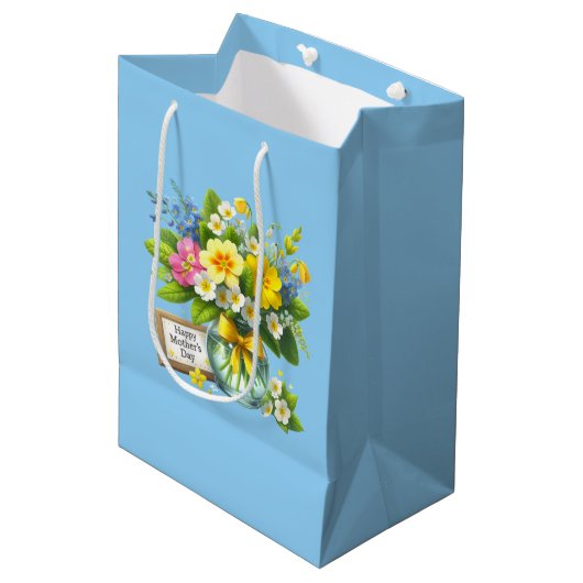 Muttertag mittlere geschenktüte (Vorderseite Schrägansicht)