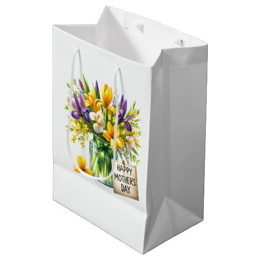 Muttertag mittlere geschenktüte (Vorderseite Schrägansicht)