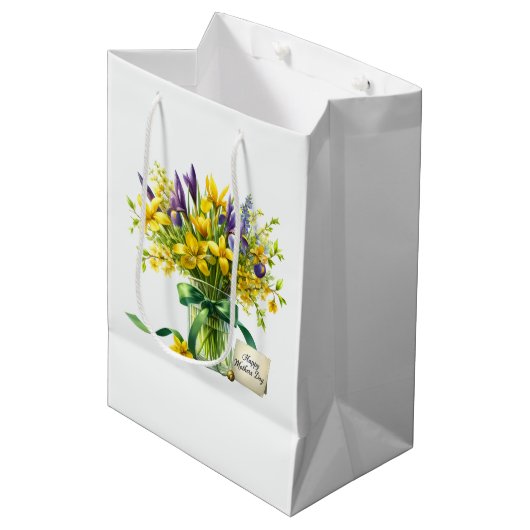 Muttertag mittlere geschenktüte (Vorderseite Schrägansicht)