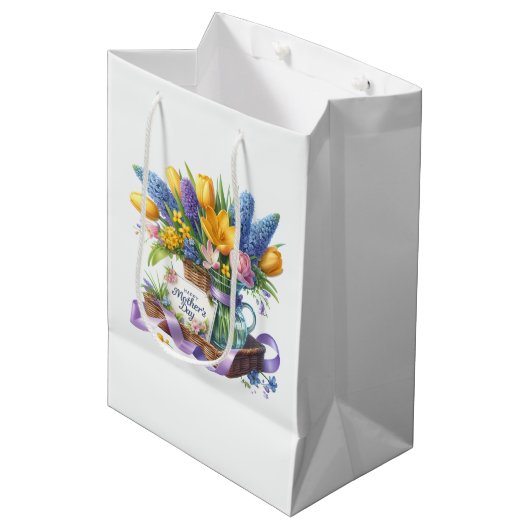 Muttertag mittlere geschenktüte (Vorderseite Schrägansicht)