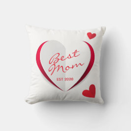 Muttertag Moderne Herzen Skript-Tasse Kissen