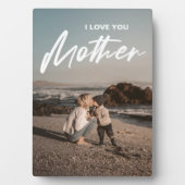 Muttertag | Modernes Geschenk für Minimalistisches Fotoplatte (Vorderseite)