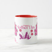 Muttertag Modernes Geschenkpaket Tasse (Zentrum)