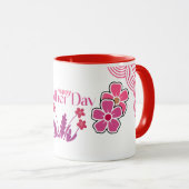 Muttertag Modernes Geschenkpaket Tasse (VorderseiteRechts)