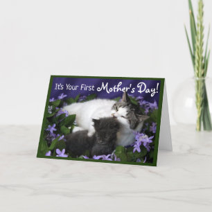 Muttertag - Momma Cat and Kitten Karte