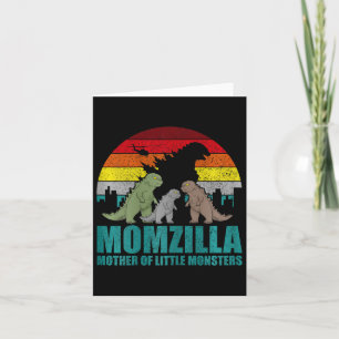 Muttertag Momzilla Mutter kleiner Monster Karte