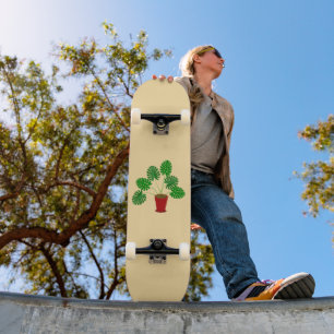Muttertag Monstera Pflanze Skateboard