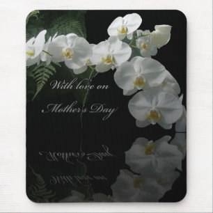 Muttertag Moth Orchids & Ferns Mousepad