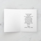 MUTTERTAG - Mutter - FUCHSIA ORCHIDS Karte (Innenseite)