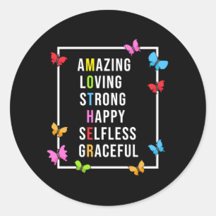 Muttertag Mutter Mama Mütter Mama Funny Geschenk Runder Aufkleber