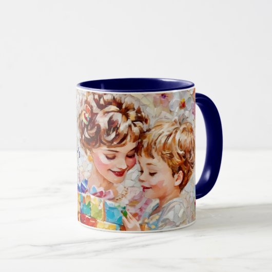 MUTTERTAG ~ Mutter und Kind ~ Tasse (VorderseiteRechts)