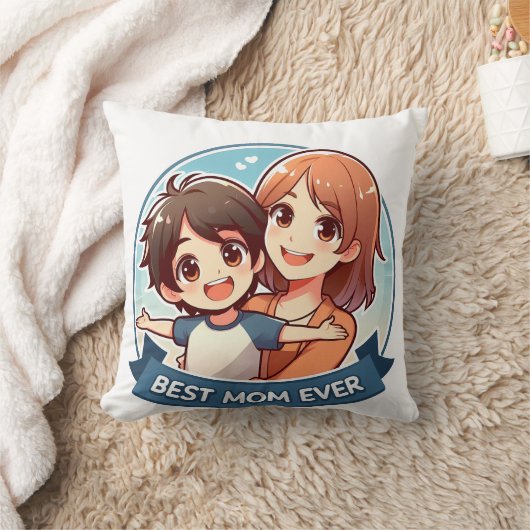 Muttertag - Mutter und Sohn Kissen (Decke)