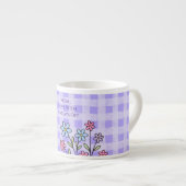 Muttertag, Mutterliebe ohne freie Tage, Modern Espressotasse (Vorderseite Rechts)