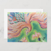 Muttertag "Mutterwärme" Postkarte (Vorne/Hinten)