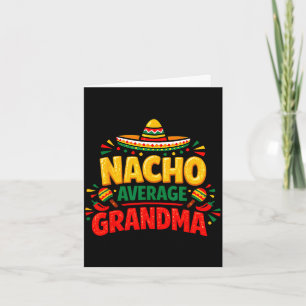 Muttertag nacho durchschnittliche Oma lustig cinco Karte