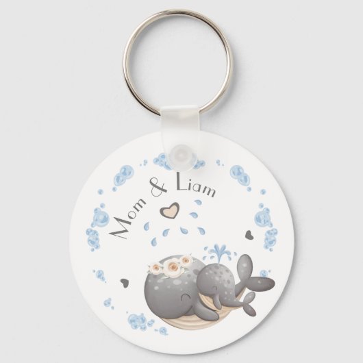 Muttertag, Name, Muttertag Schlüsselanhänger (Rückseite)