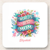 Muttertag Natur Liebhaber Personalisiert Getränkeuntersetzer (Vorderseite)