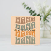 Muttertag natürliche Farbe Mama Kinder Name (Stehend Vorderseite)