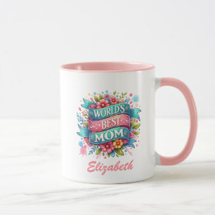 Muttertag Naturliebhaber Blumen Personalized Tasse