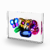 Muttertag neblige Blume  Fotoblock (Rechts)