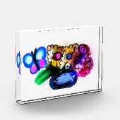 Muttertag neblige Blume  Fotoblock (Links)