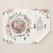 Muttertag Neues Baby zur Mama von Kindern Sherpadecke (Vorderseite (Horizontal))