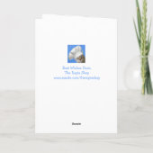 Muttertag Niedliche Babyziege Karte (Rückseite)