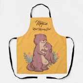 Muttertag Niedliche Bären. Schürze (Vorderseite)