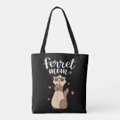 Muttertag Niedliche Frauen Weasel Ferret Mama Tasche (Rückseite)