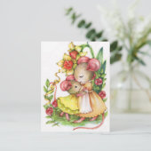 Muttertag Niedliche Maus Maus Mäuse Postkarte (Stehend Vorderseite)