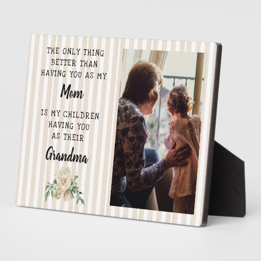 Muttertag Oma Foto Geschenk Fotoplatte (Seite)