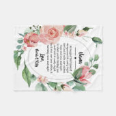 Muttertag Oma Grammy Nana von Großkindern Fleecedecke (Vorderseite (Horizontal))