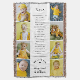 Muttertag Oma Granny Grammy Nana von Enkelkindern Decke