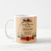 Muttertag Oma Kinder Kinder Kinder Namen Geburt Kaffeetasse (Links)