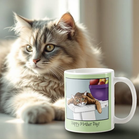 Muttertag Orange Tabby Cat Kaffeetasse