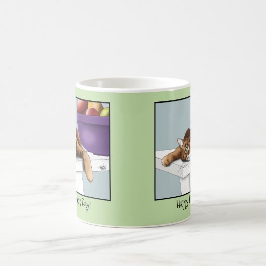 Muttertag Orange Tabby Cat Kaffeetasse (Mittel)