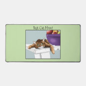 Muttertag Orange Tabby Cat Schreibtischunterlage (Vorderseite)