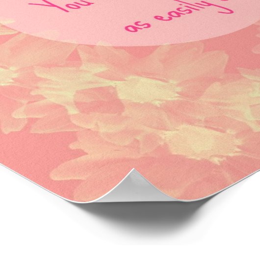 Muttertag Originalgedichte drucken Poster (Ecke)