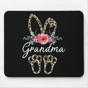 Muttertag Ostern für Großmutter Leopard Sonnenflor Mousepad