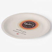 Muttertag Pappteller (Schrägansicht)