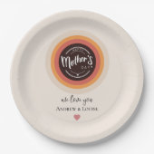 Muttertag Pappteller (Vorderseite)