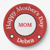 Muttertag Pappteller (Vorderseite)