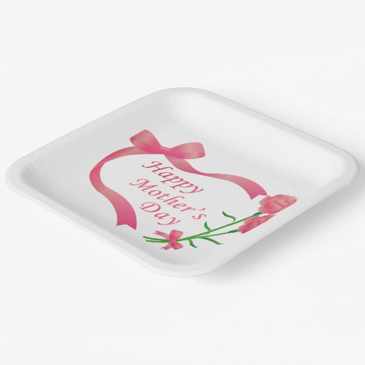 Muttertag Pappteller (Gewinkelt)