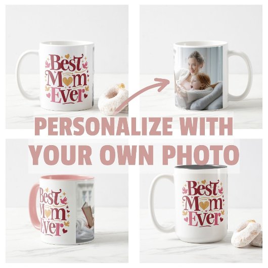 Muttertag Personalisieren Foto Beste Mama je Kaffeetasse