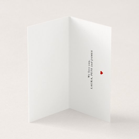 Muttertag personalisiert 2 Fotos und Text (Innenseite)