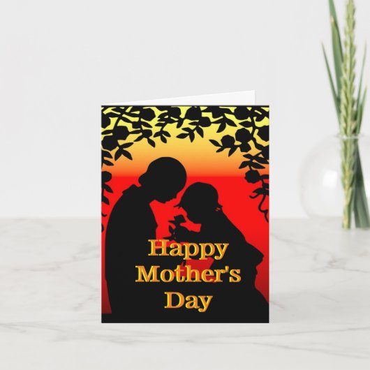 Muttertag | PERSONALISIERT | Grußkarte Karte (Vorderseite)