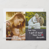 Muttertag, Personalisierte Fotos Einladung (Vorderseite)