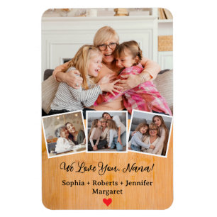 Muttertag Personalisiertes Foto für Nana Magnet