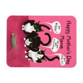 Muttertag personifiziert lustig aus der Cats Card Magnet (Horizontal)